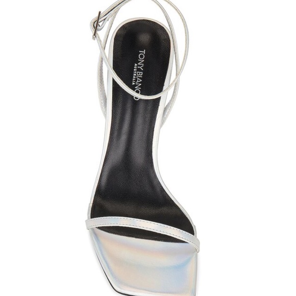 Nearly-new Tony Bianco Silver ‘Banji’ Heels, Size 7.5 - Picture 4 of 11